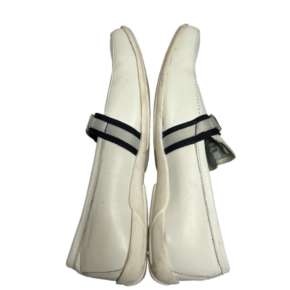 Stacy Adams Men's White Leather Bit Loafers Size 9 - Picture 3 of 8